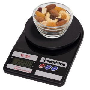 Báscula Digital Gramera de Cocina SELECTSHOP Negra