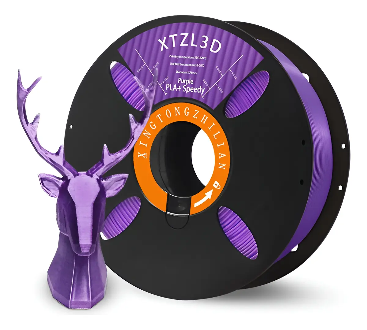 PLA PLUS Morado Xingtong 1KG 1.75mm