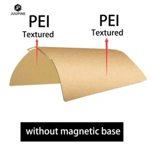 Placa flexible PEI texturizado doble cara 180 × 180 mm compatible con Kingroon KP3S — sin base magnética