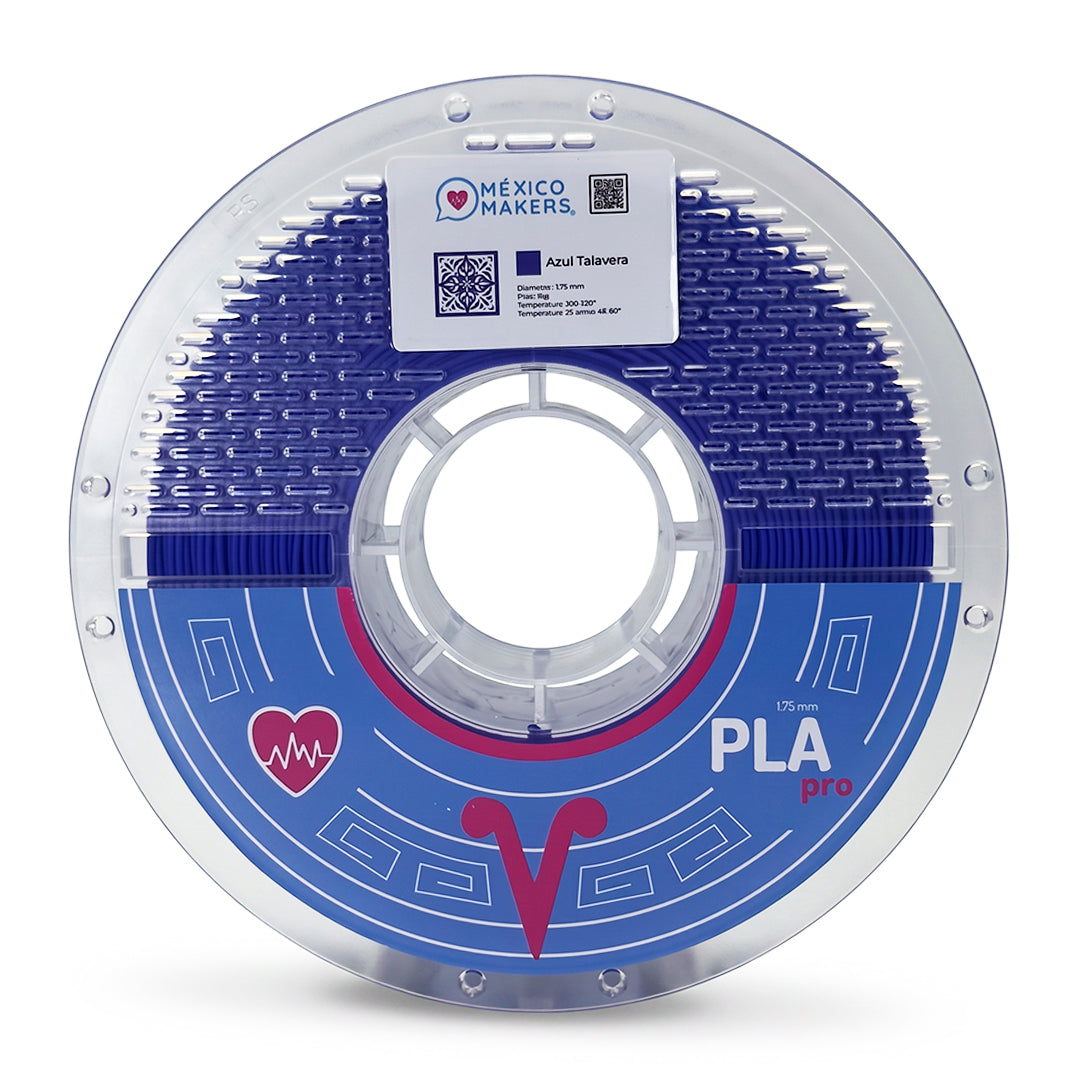 PLA PRO Azul Talavera Mexico Makers 1KG 1.75mm