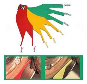Medidor de espesor para pastillas de freno 2–12 mm, 8 piezas — vista 1