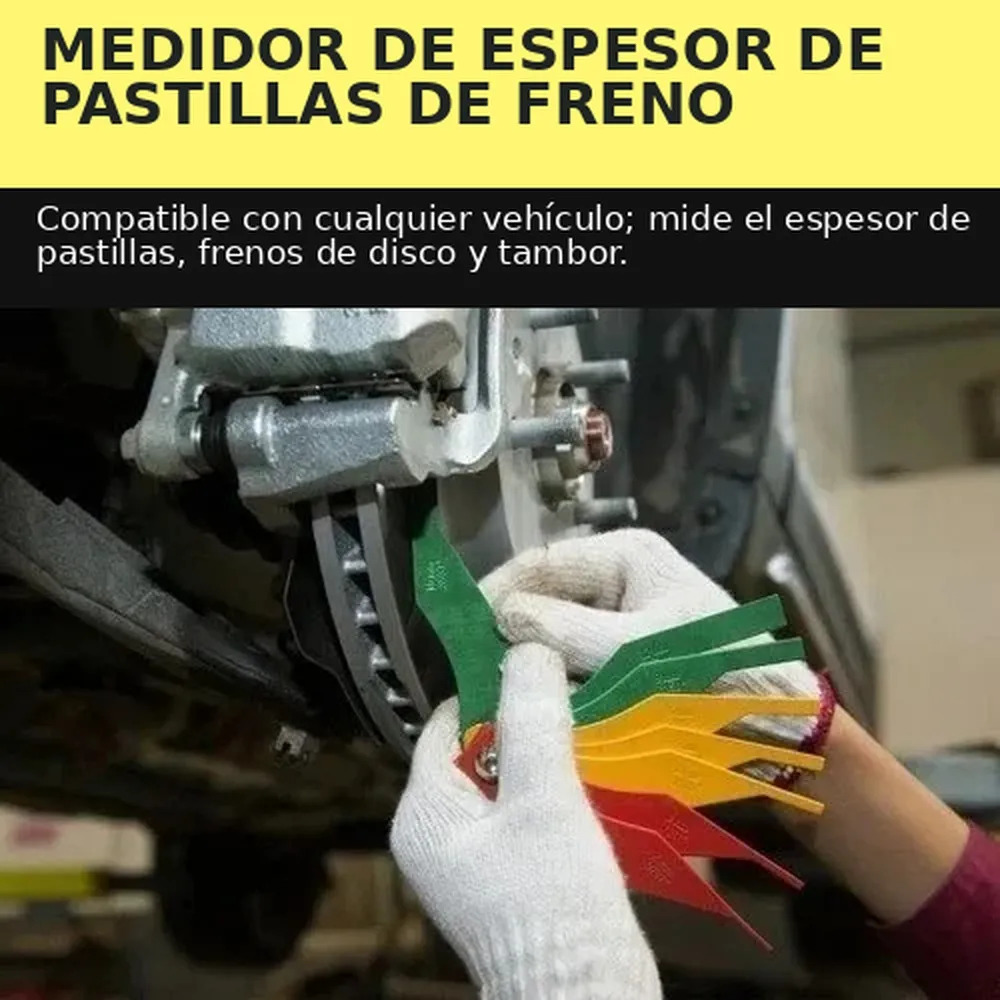 Medidor de espesor para pastillas de freno 2–12 mm, 8 piezas — vista 3