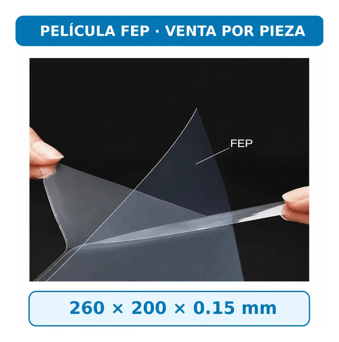 Fep para impresoras de 8.9 a 9.25 in (26x20x0.015cm)