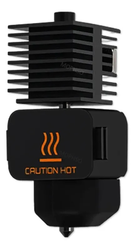 Hotend para Bambu Lab A1 y A1 Mini — boquilla 0.2 mm de acero endurecido con silicón