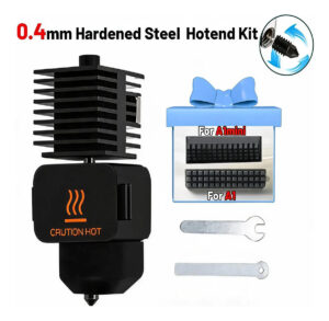 Hotend para Bambu Lab A1 y A1 Mini — boquilla 0.4 mm de acero endurecido con silicón y accesorios — vista 1