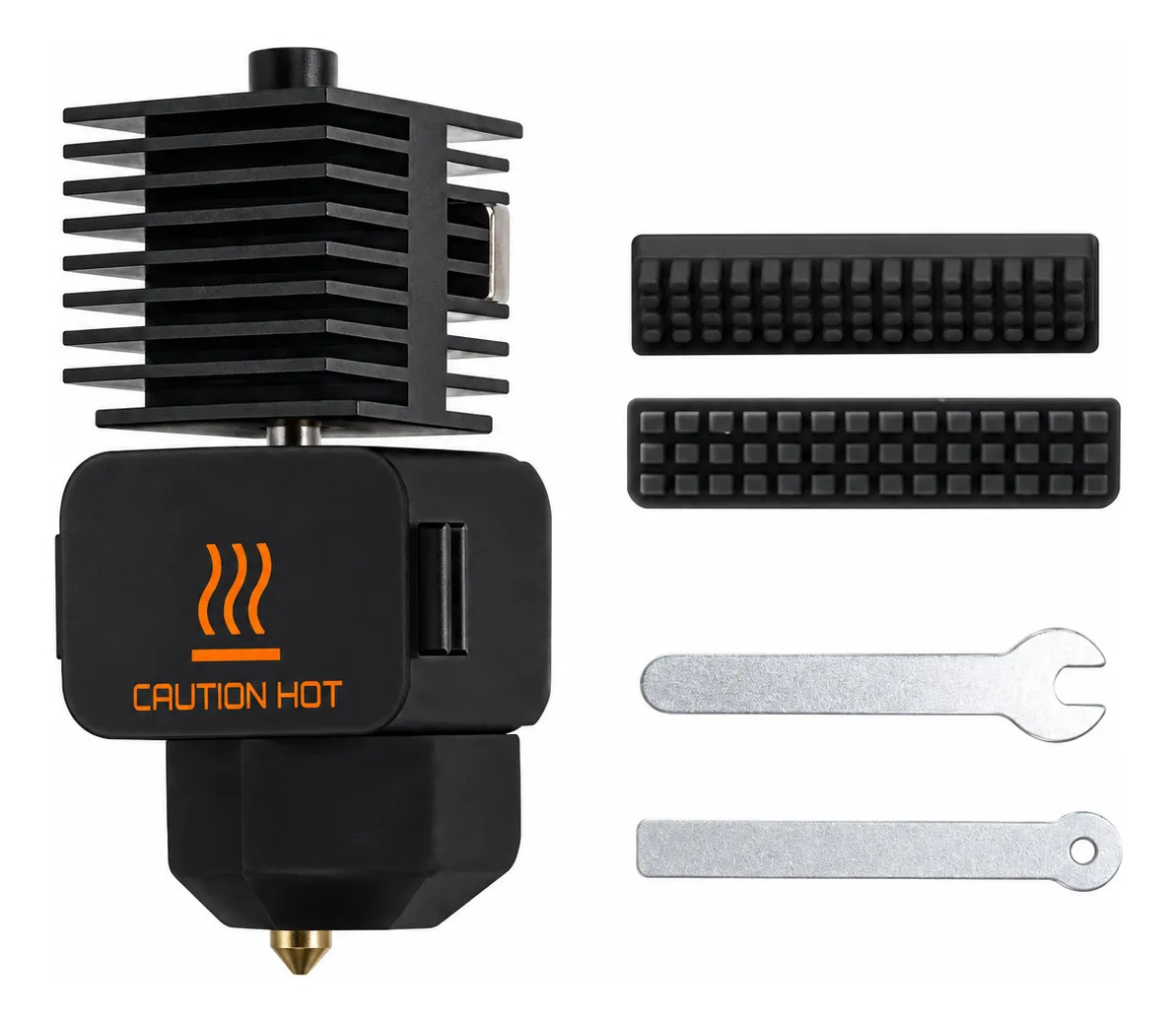 Hotend para Bambu Lab A1 y A1 Mini — boquilla 0.6 mm de acero endurecido con silicón