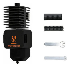 Hotend para Bambu Lab A1 y A1 Mini — boquilla 0.4 mm de acero endurecido con silicón y accesorios