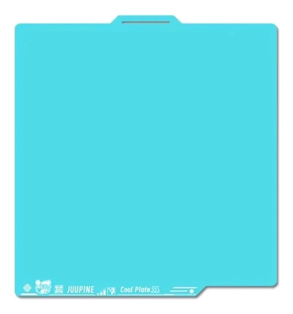 Placa fría OMG 257 × 257 mm para Bambu Lab A1 / P1 / X1 — con stickers QR