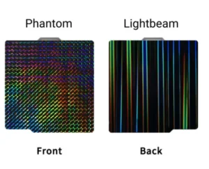 Placa de impresión PEY doble cara Phantom / Lightbeam 257 × 257 mm para Bambu Lab A1, P1S y X1C