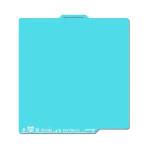Placa fría OMG 257 × 257 mm para Bambu Lab A1 / P1 / X1 — con stickers QR